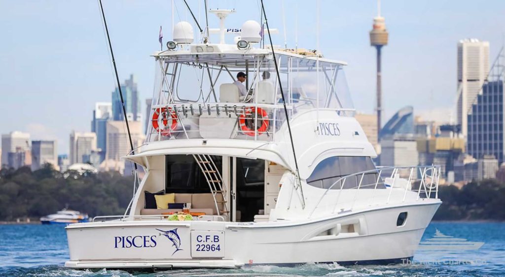 Pisces boat hire sydney yacht charter Sydney fishing
