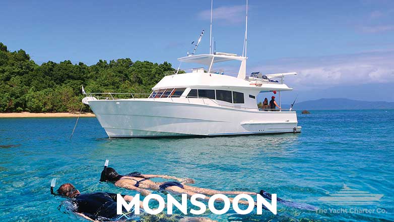 Monsoon boat hire port douglas