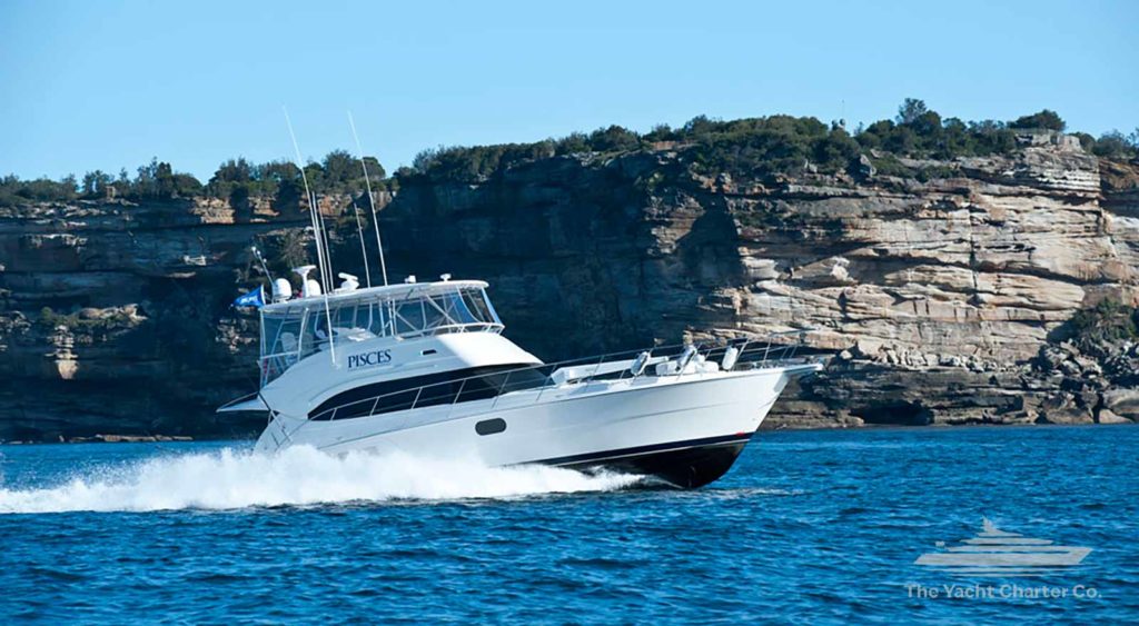 Pisces boat hire sydney yacht charter Sydney fishing
