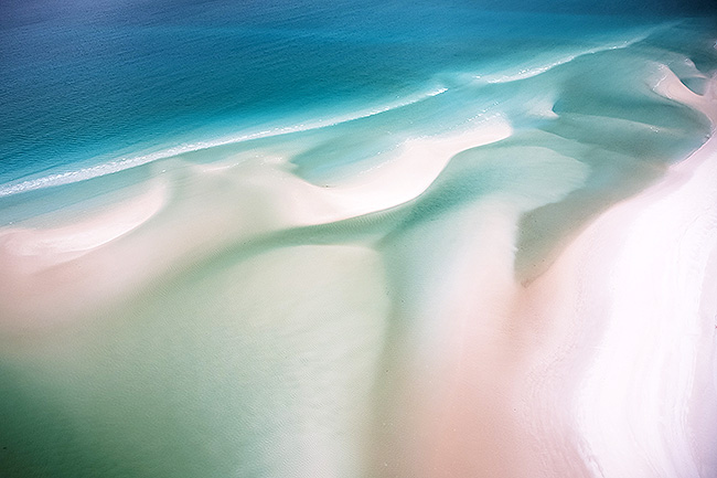 whitehaven beach hill inlet helicopter ride whitsundays