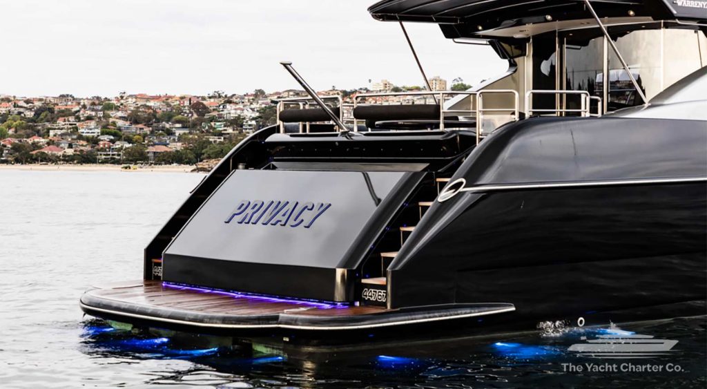 Privacy Boat Hire Sydney