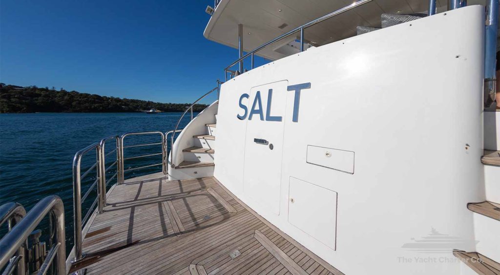 SALT yacht hire Sydney