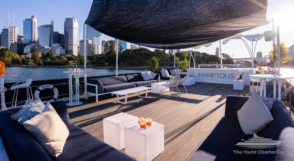 Hamptons boat hire Sydney harbour